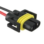 Soclu auto plastic H11, adaptor pentru becuri sau leduri